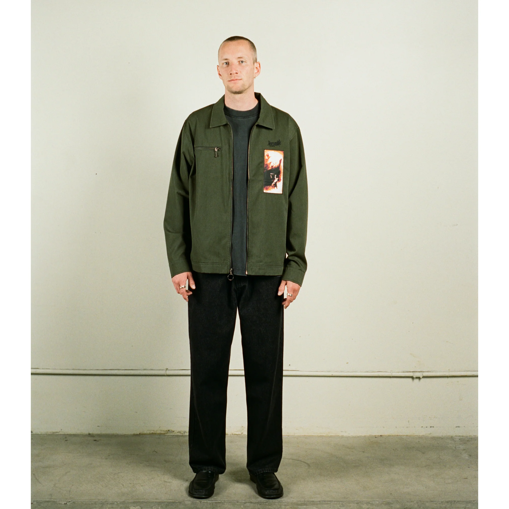 Smite Twill Zip Work Shirt - Image 9