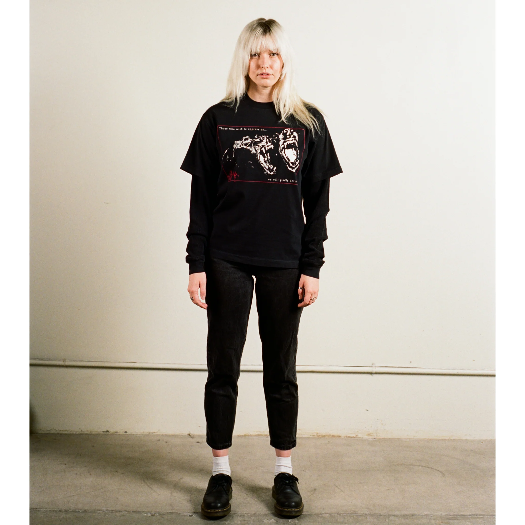 Snarl Layered 2fer Tee - Image 8