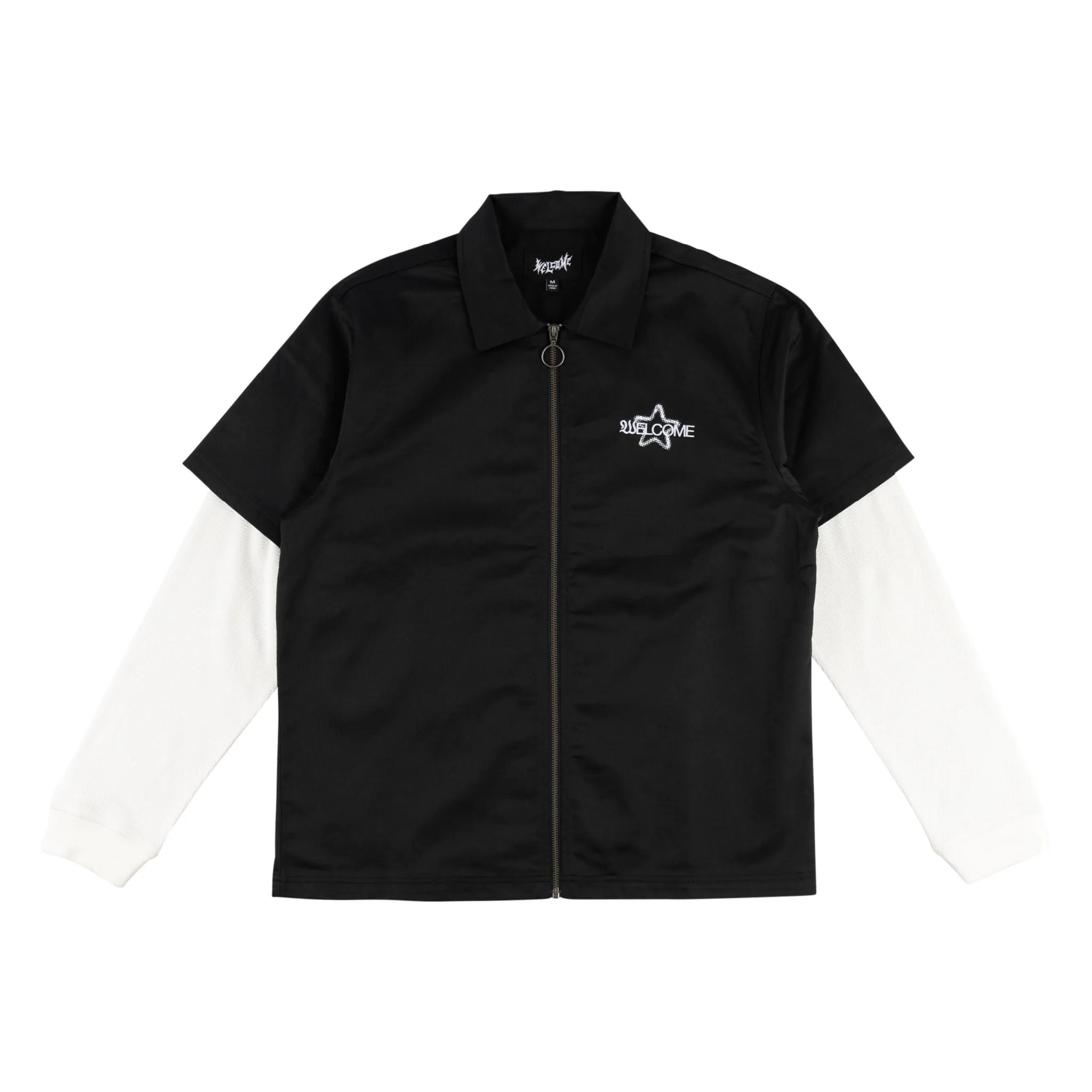 Supernatural Twill Work Shirt w/ Layered Thermal Sleeves - Image 2
