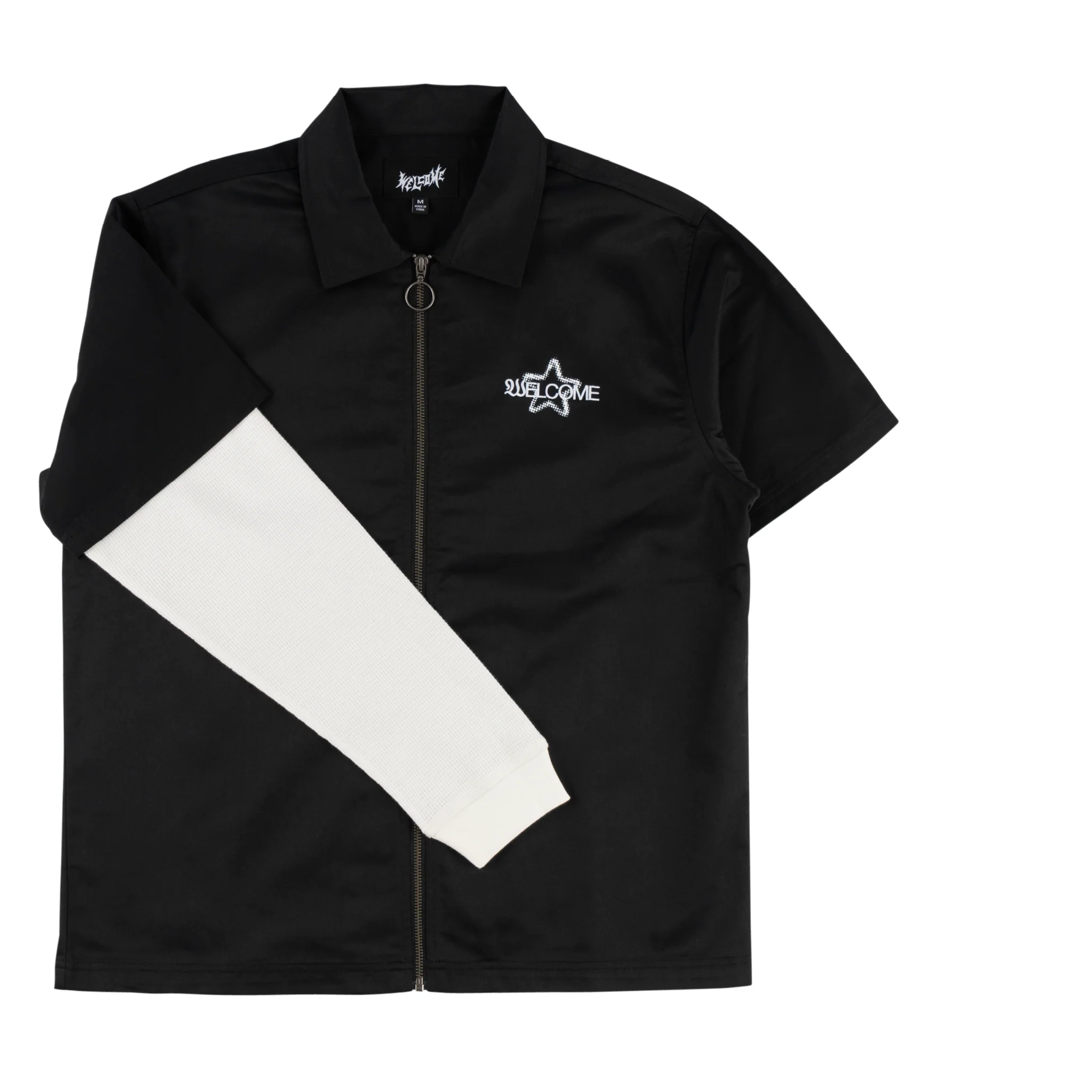 Supernatural Twill Work Shirt w/ Layered Thermal Sleeves - Image 3