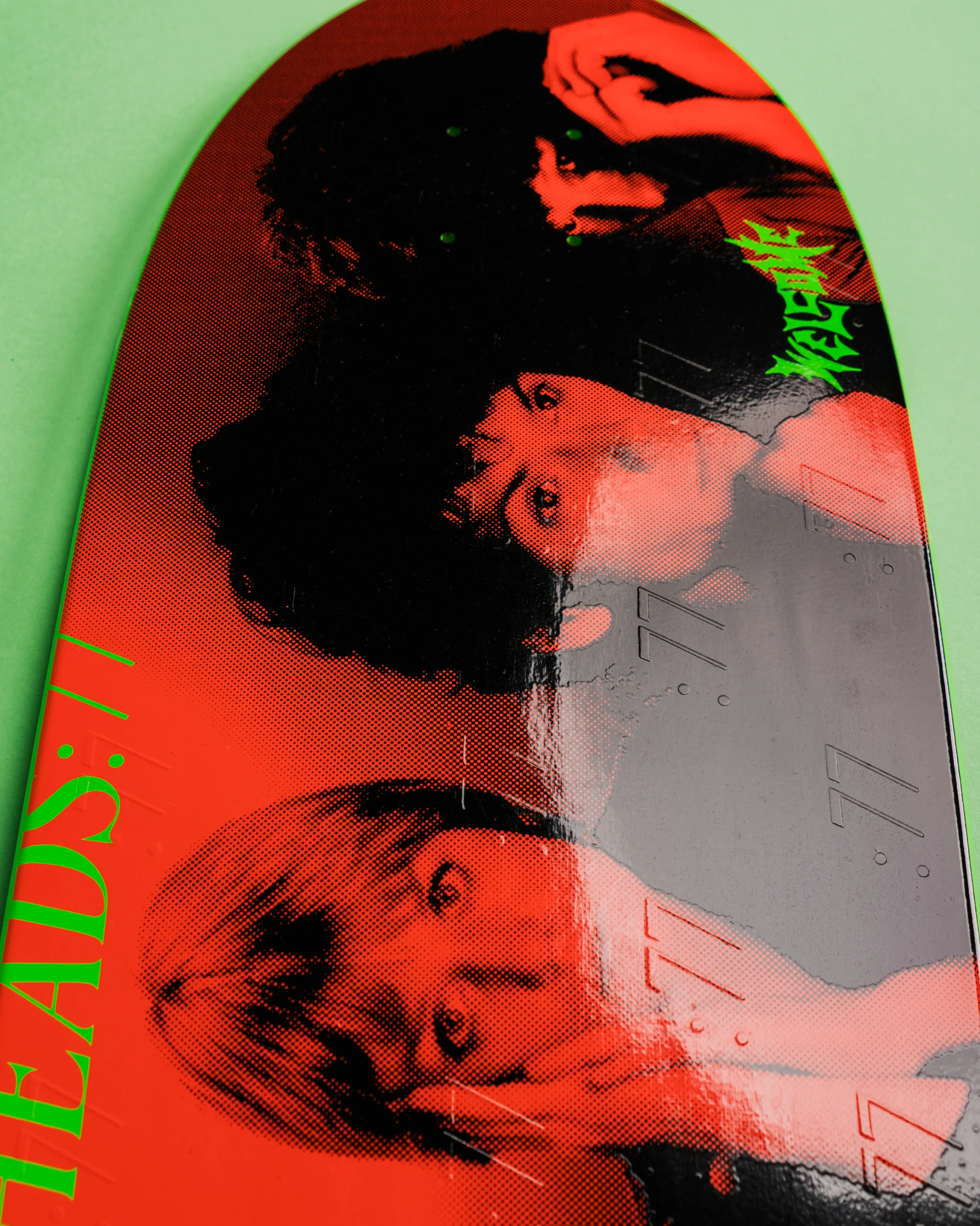 TALKING HEADS X WELCOME - Psycho on Boar - Green Dip - 10.125" - Image 7