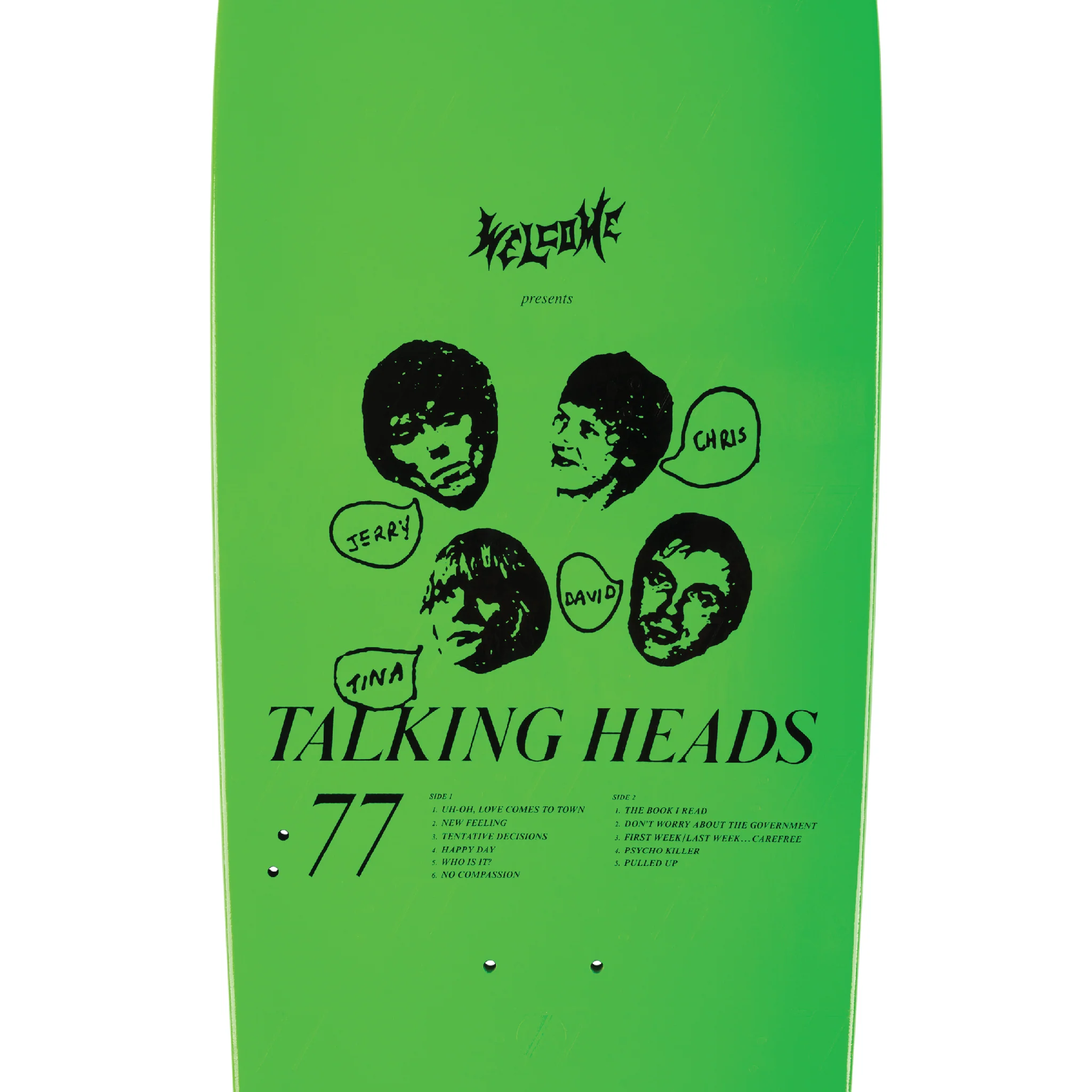 TALKING HEADS X WELCOME - Psycho on Boar - Green Dip - 10.125" - Image 9
