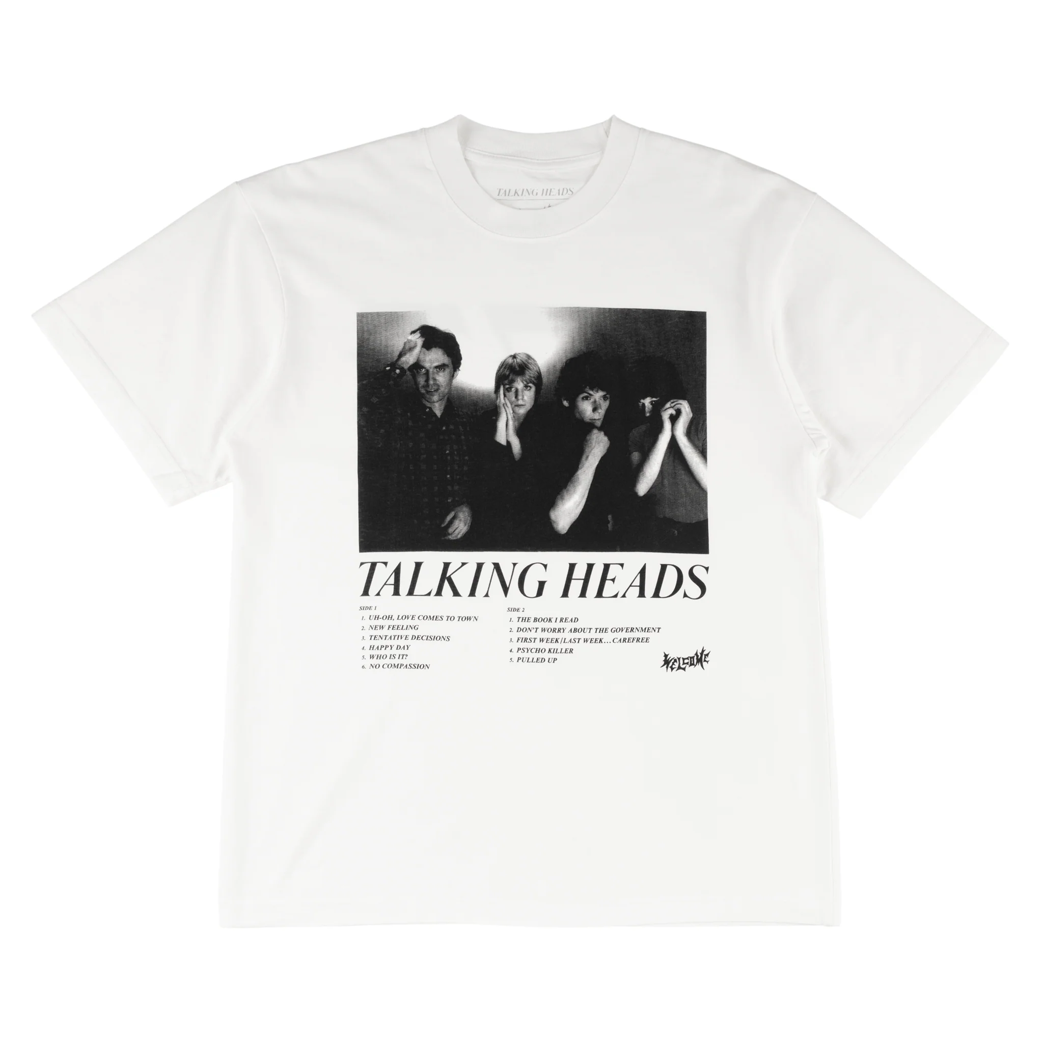 TALKING HEADS X WELCOME - Track List Tee