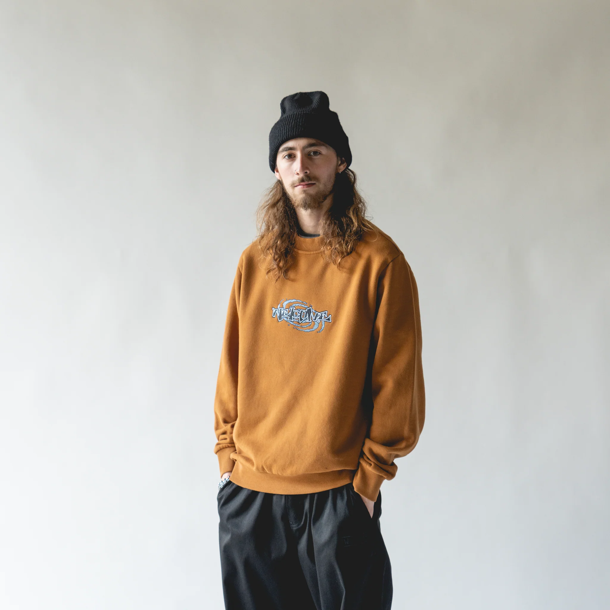 Vortex Pigment-Dyed Crew - Brown - Image 3
