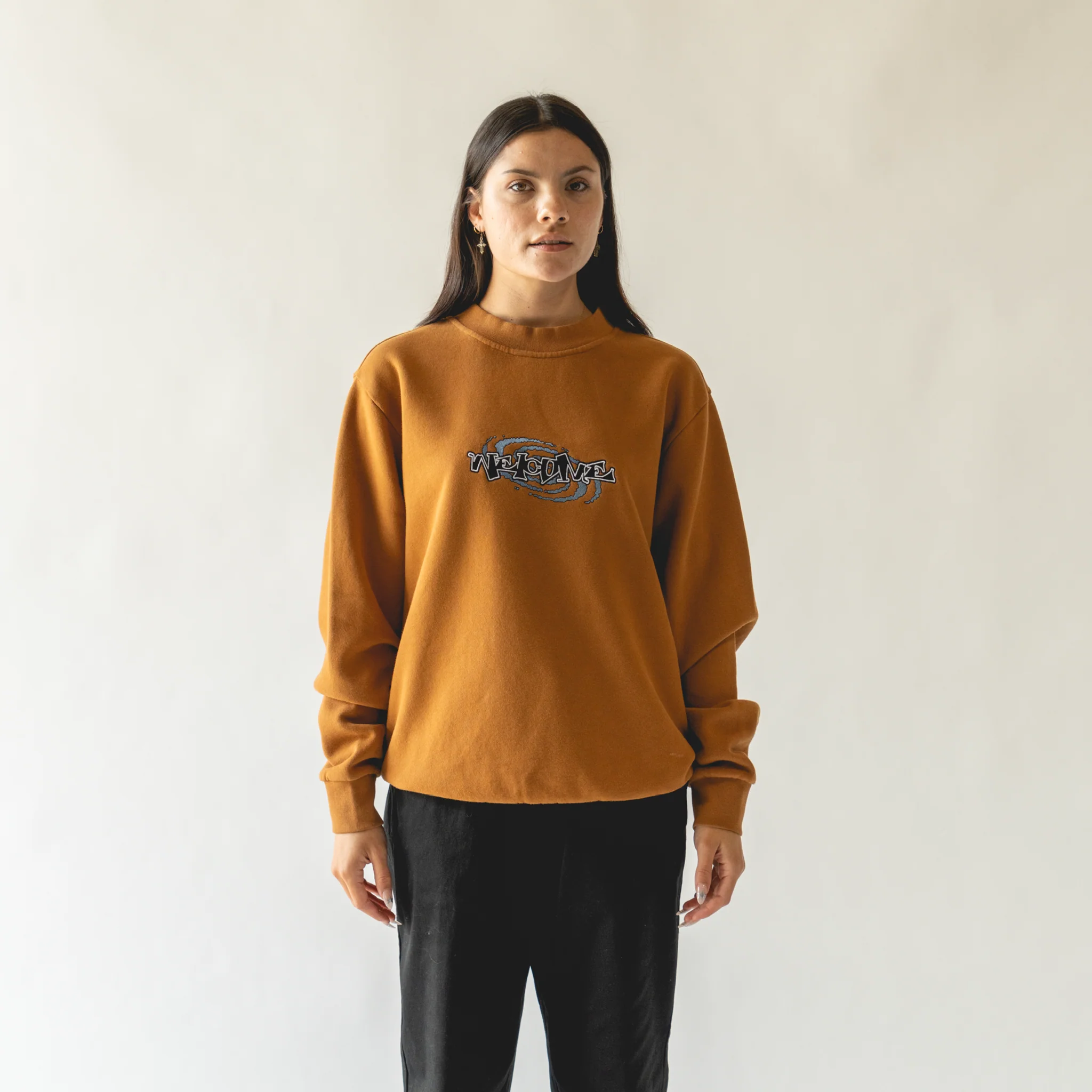 Vortex Pigment-Dyed Crew - Brown - Image 5