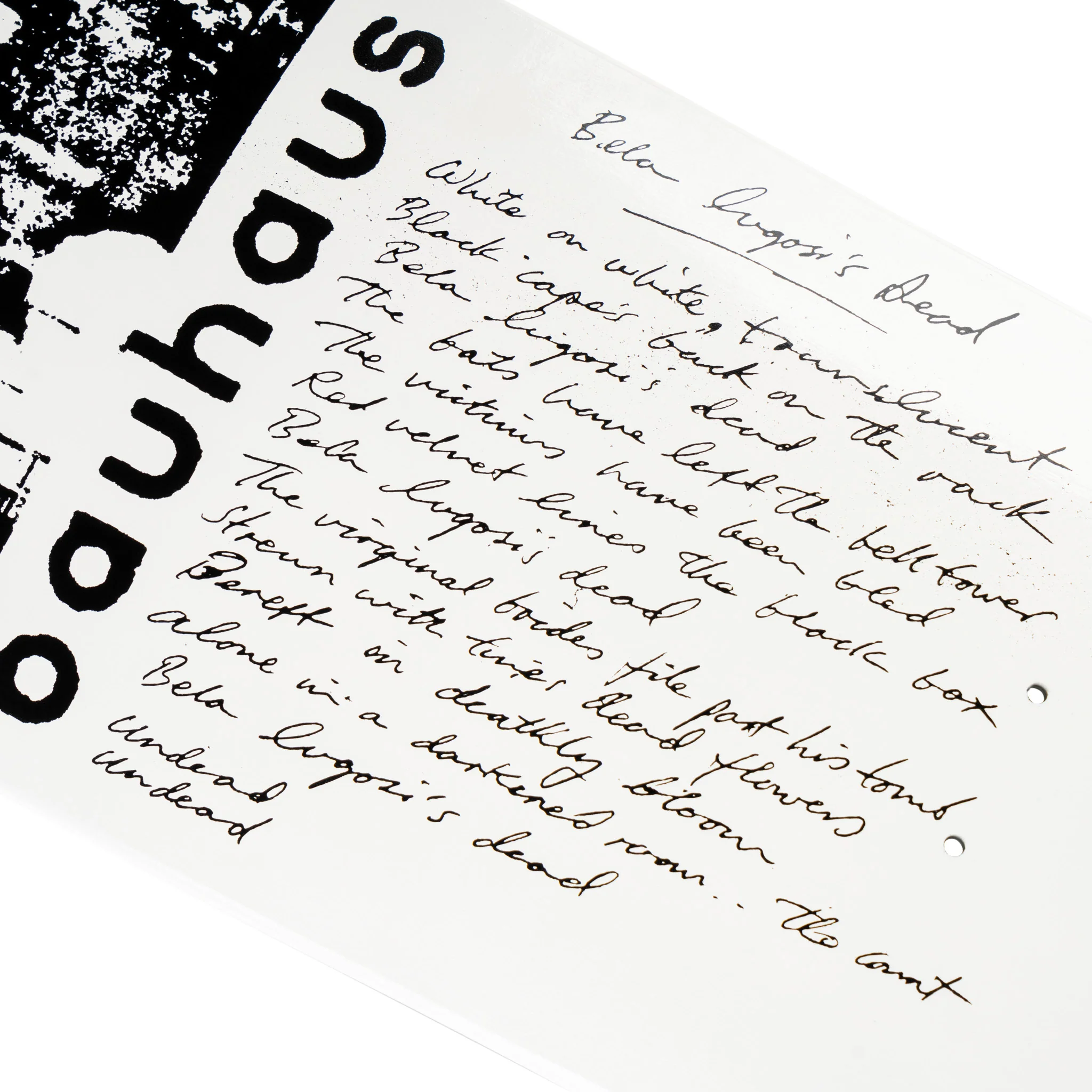 Welcome x Bauhaus - Bela on Gaia - White Dip - 9.6" - Image 4