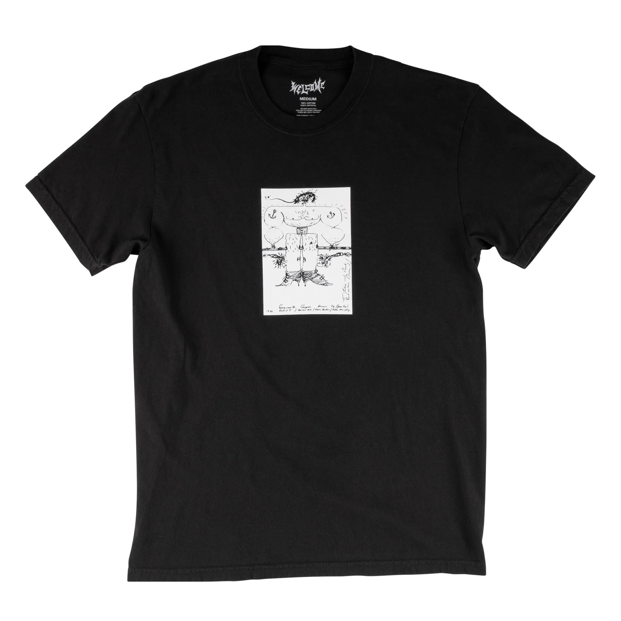 Welcome x Bauhaus - Exquisite Corpse Garment-Dyed Tee - Image 2