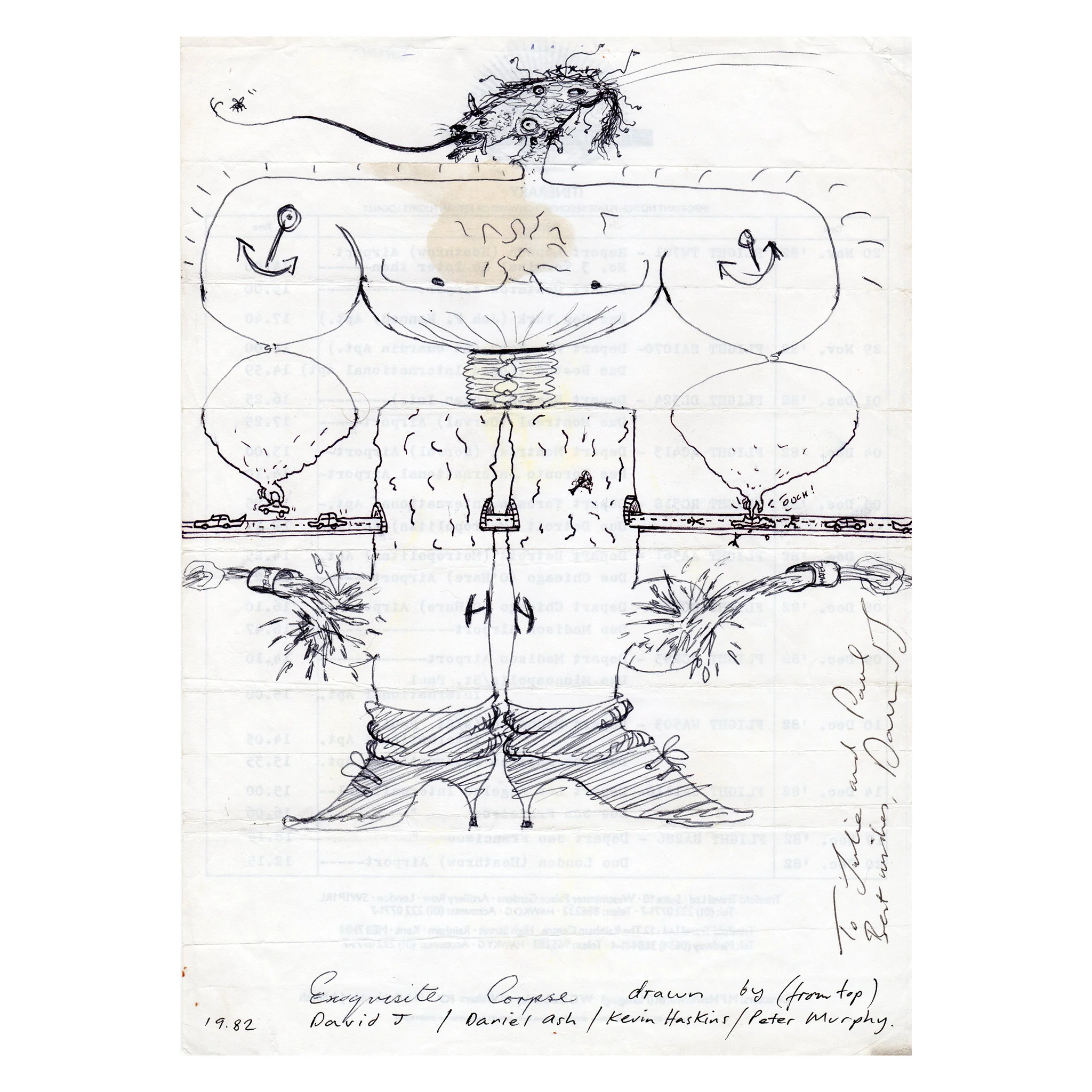 Welcome x Bauhaus - Exquisite Corpse Garment-Dyed Tee - Image 7