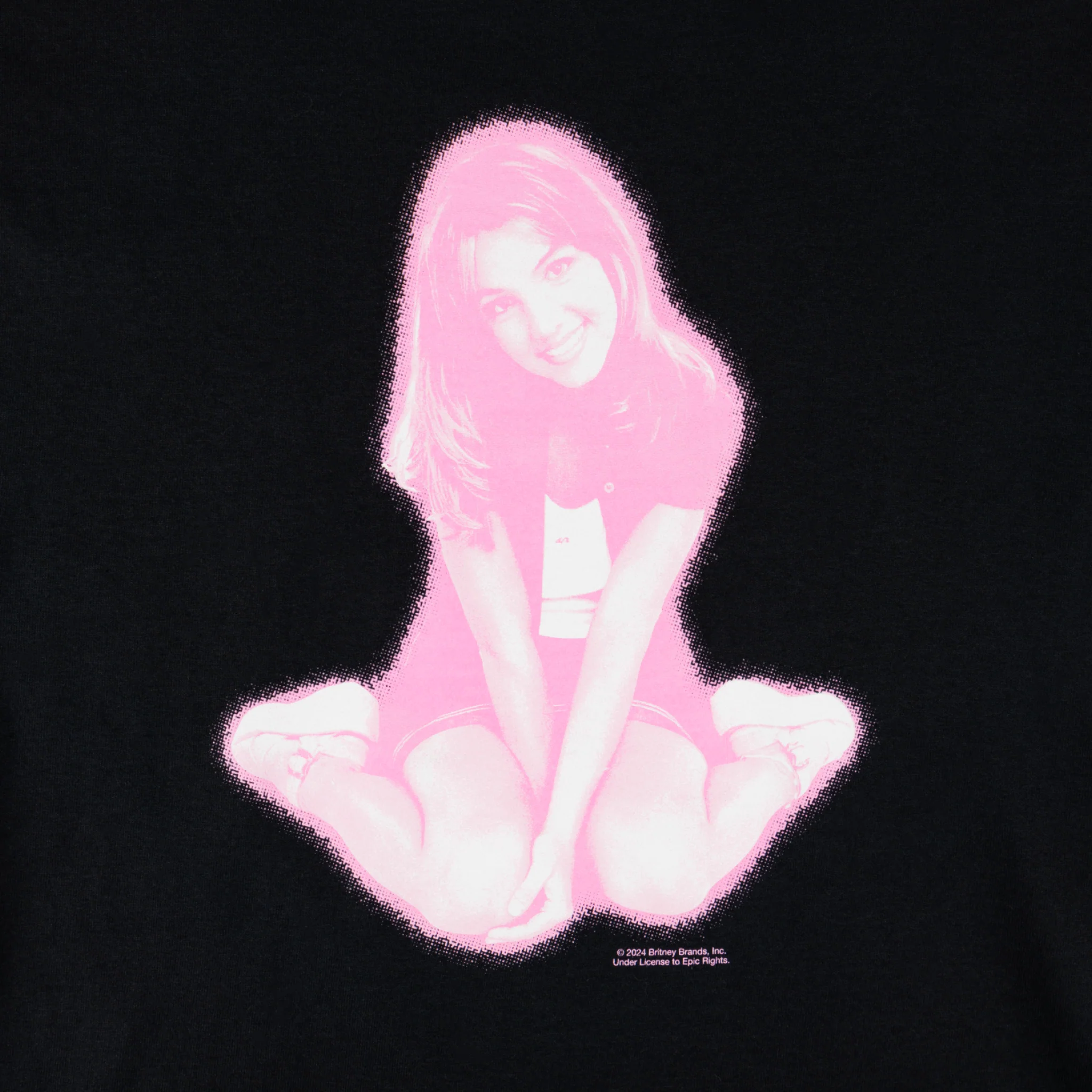 Britney Spears X Welcome - Flower tee - Black - Image 3